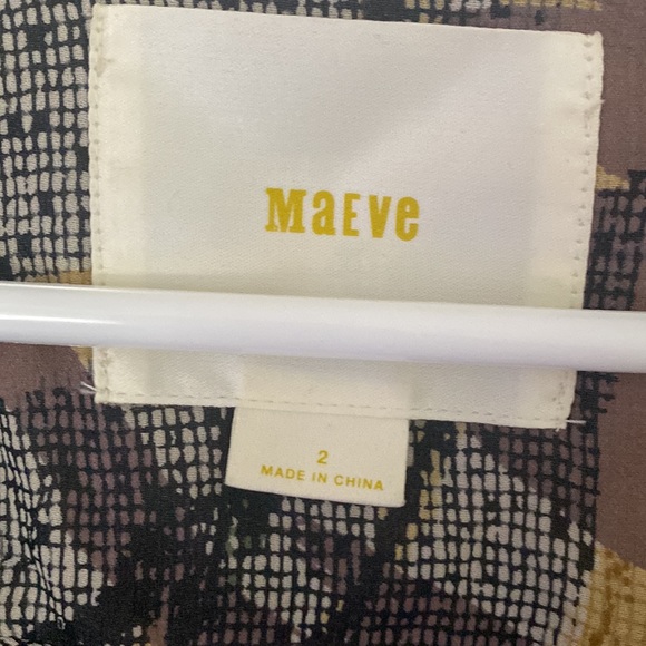 Anthropologie Maeve Silk Floral Dress - Picture 5 of 13